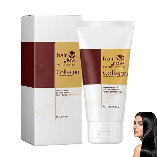 Collagen Hair Deep Repair Conditioning, Argan Oil Hair Mask Serum, Moisturizing Collagen Hair Mask for More Hair Types(4.23Oz/Pcs) (1Pcs)
