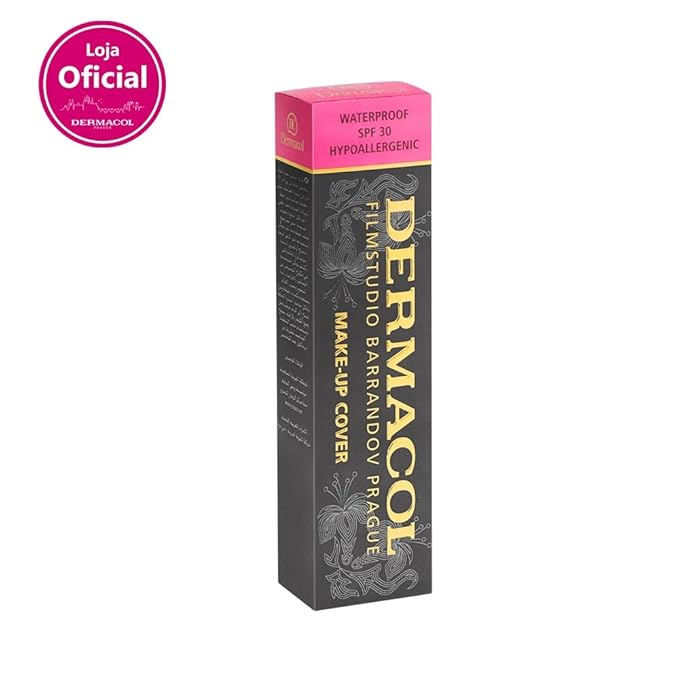 Dermacol - Full Coverage Foundation, Liquid Makeup Matte Foundation with SPF 30, Waterproof Foundation for Oily Skin, Acne, & Under Eye Bags, Long-Lasting Makeup Products, 30g, Shade 213
