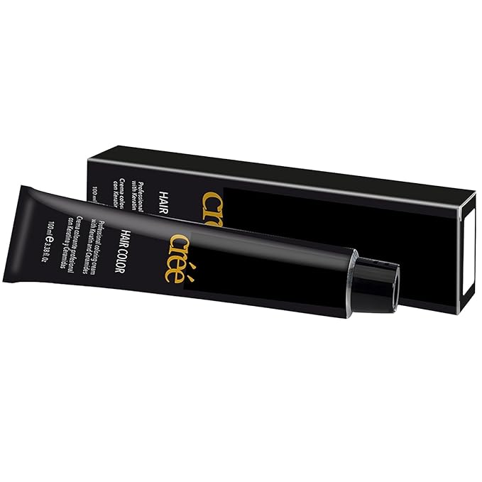 Cree Professional 5.6 - Light Red Brown Permanent Hair Color - Long Lasting, Rich Vibrant - Gray Coverage 100ml - 3.4 fl.oz.