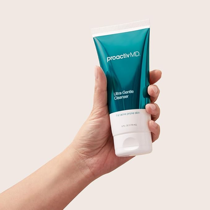 ProactivMD Ultra Gentle Face Cleanser - Daily Face Wash for Sensitive Skin, Soothing Green Tea Facial Wash for All Skin Types - 6 oz.