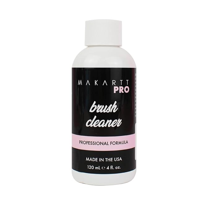 MakarttPro Professional Acrylic Brush Cleaner & Conditioner 4oz/118ml, Deep Clean Solution for Kolinsky Acrylic Nail Brushes, Prevents Hardening & Extends Brush Lifespan