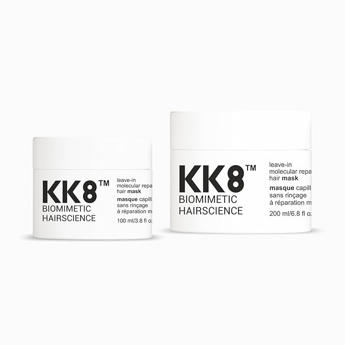 KK8 Biomimetic HairScience Leave-In Molecular Repair Hair Mask, Professional Strength Treatment for Frizz Control and Breakage, 500g/17.6 oz
