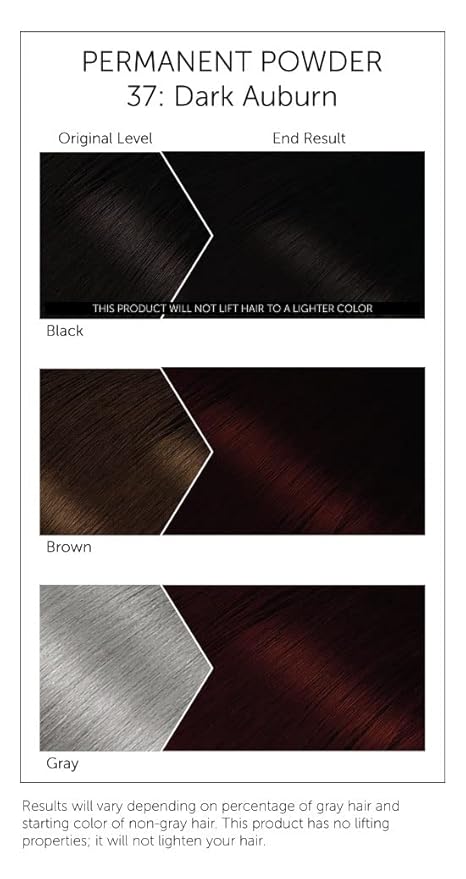 #37 Dark Auburn Bigen Permanent Powder - 12 Pack