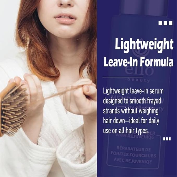 Ello Beauty Split End Repair Serum, Leave-In Split End Repair Serum, a lightweight serum that instantly repairs split ends for healthier-looking hair. 2.4 fl oz (1)