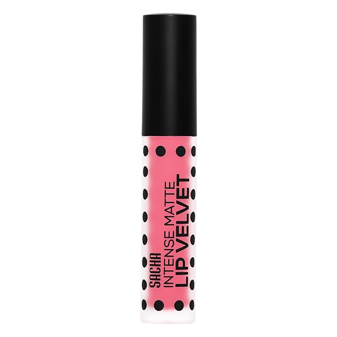 Sacha Cosmetics Intense Matte Lip Velvet Liquid Lipstick, Long-Lasting Velvet Matte Finish, 0.2 fl.oz. Trust Issues