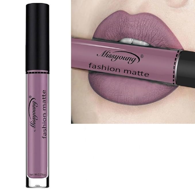 Generic Missyoung 18-Color Matte Liquid Lipstick Set, Long-Lasting Non-Sticky Formula, Flawless Makeup Looks (8)