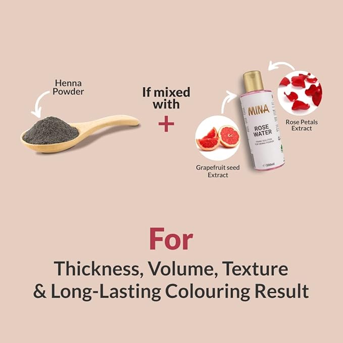 MINA ibrow Henna Medium Brown Tint Set with Nourishing Oil No Ammonia Vegan & Cruelty Free Up to 30 Applications Instant Eyebrow Tint Set with Tattoo Effect