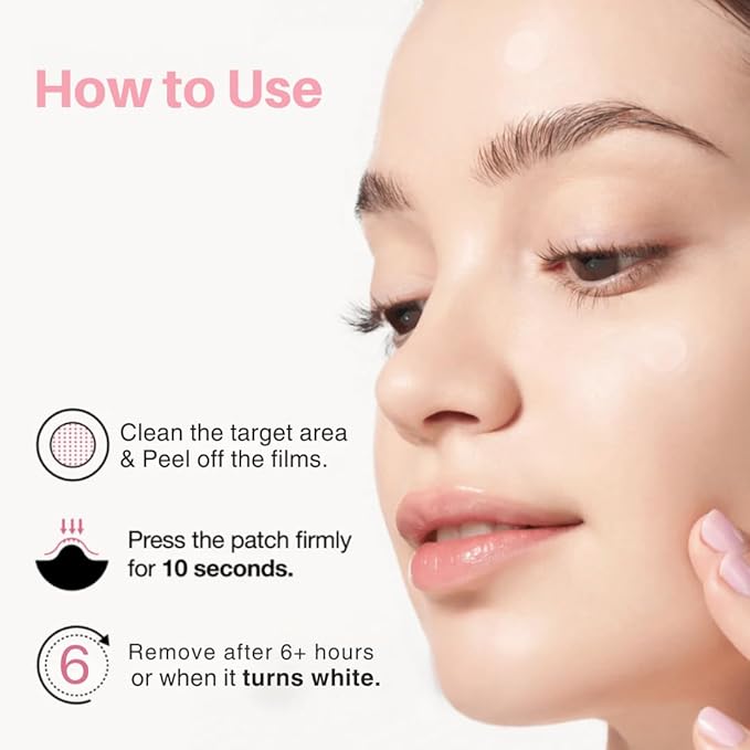 Clear Pimple Patches – 72 Ct Hydrocolloid Acne Patches w/ Salicylic Acid & Tea Tree Oil – Fast-Acting Zit Stickers for Face, Blemish & Spot Treatment – Invisible, Waterproof & Gentle for All Skin