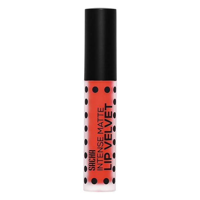 Sacha Cosmetics Intense Matte Lip Velvet Liquid Lipstick, Long-Lasting Velvet Matte Finish, 0.2 fl.oz. Like and Share