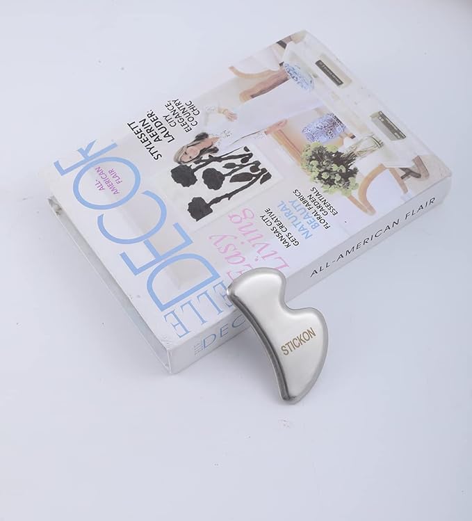STICKON 3 in 1 Stainless Stee Gua Sha Set, Scraping Massage Tools Kit & IASTM Tool for Physical Therapy, Guasha Massage Scraper,IASTM Tools,Fascia Scraper,Soft Tissue Massage Tool(STICKON-38)