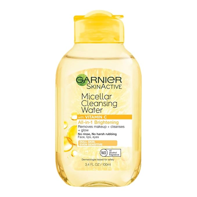 Garnier, SkinActive Micellar Vitamin-C Cleansing Water, 3.4 Fl Oz