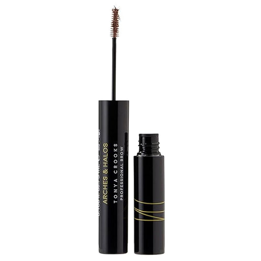 Arches and Halos Microfiber Tinted Brow Mousse - Richly Pigmented Eyebrow Shaper - Water Resistant Filler Pen - Vegan - Sunny Blonde - 0.11 oz