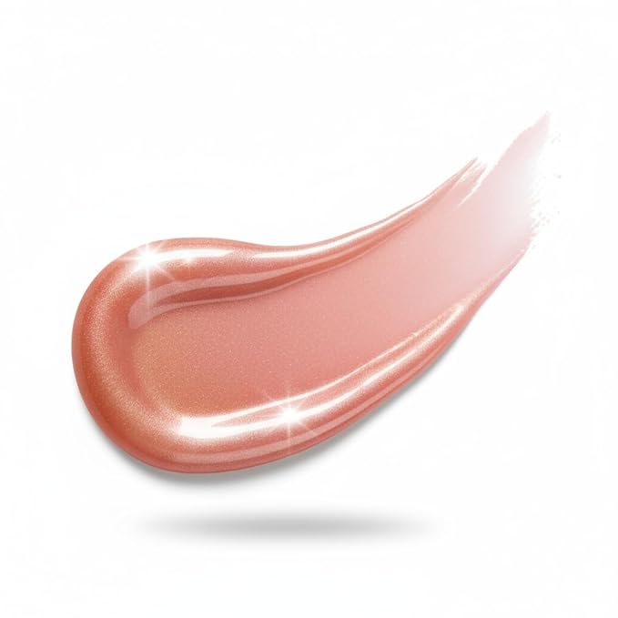 Black Goddess Lustre Lip Gloss | High Shine Gloss, Vegan and Cruelty Free (Light Pink Peony)