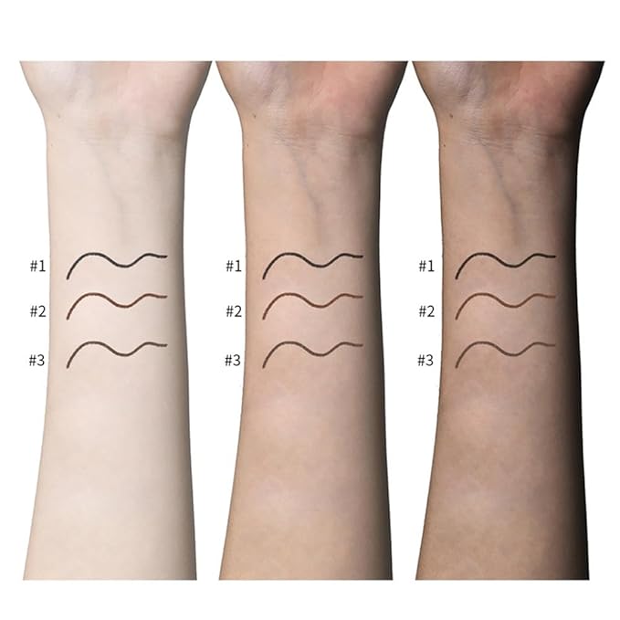 Eyebrow Pencil, Professional Eye Makeup Mechanical Pencil - Retractable Triangle Brow Pencil, Double-sided Brow Brush, Shape, Definition, Fill Eyebrow Makeup