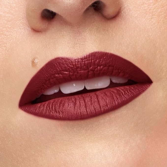OFIR Velvet Bond Liquid Matte Lipstick | Matte Liquid Lipstick for Bold, Full Coverage Color | Hydrating Pigments Offer All-Day Comfort | Vegan Formula | Brick - Dark Red Shade | 0.12 fl oz
