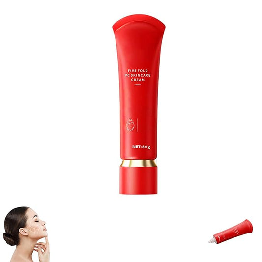 Swarous Moisturizing Brightening Tone-Up Concealer Cream, Five Fold VC Skin Care Cream, Vitamin C Makeup Tone up, Brightens Skin Tone, Clear and Moisturizes (1)