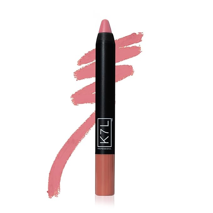 K7L Dark Pink Lipstick Crayon - Matte - Angel Delight