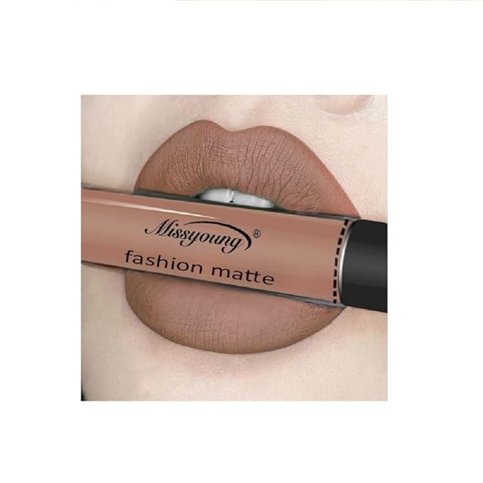 Generic Missyoung 18-Color Matte Liquid Lipstick Set, Long-Lasting Non-Sticky Formula, Flawless Makeup Looks (11)