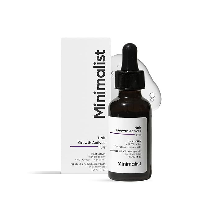 Minimalist Hair Density Serum 18% | With Procapil, Capixyl, Redensyl, Anagain & Baicapil For Hair Fall Control | Women & Men | 30 ml