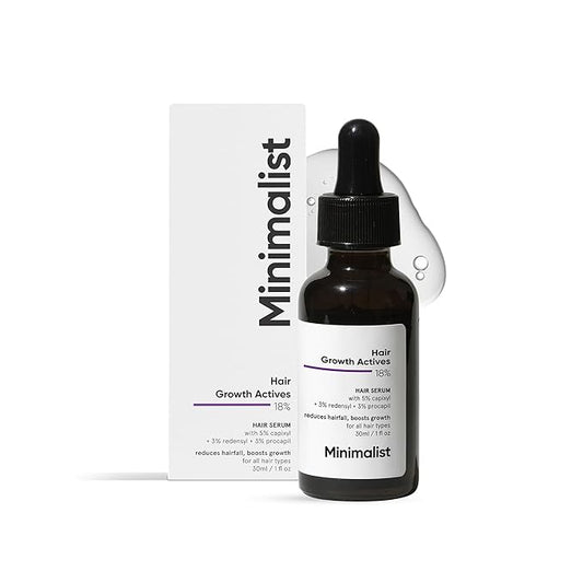 Minimalist Hair Density Serum 18% | With Procapil, Capixyl, Redensyl, Anagain & Baicapil For Hair Fall Control | Women & Men | 30 ml