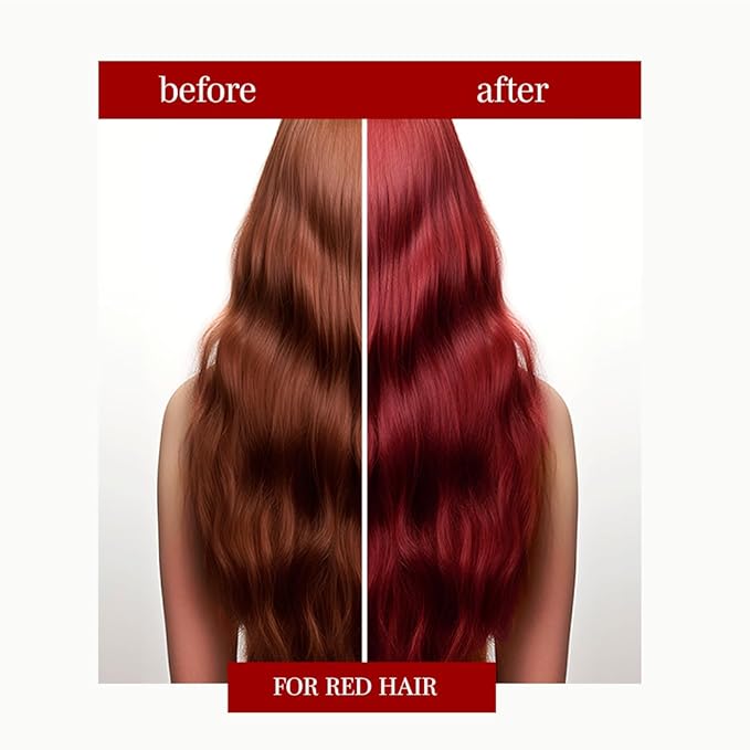 Expert Hair Red Hair Mask (17.63 Fl Oz) - Color Depositing Mask, Nourish and Fix the Color - Toner, Conditioner for Vibrant Hair