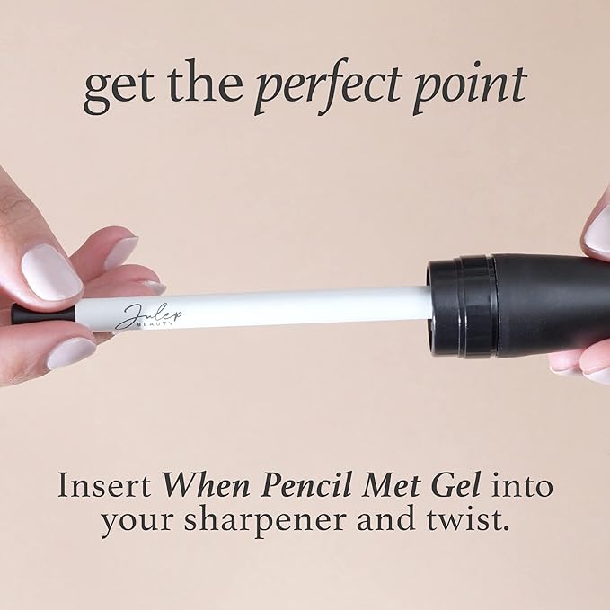 Julep When Pencil Met Gel Sharpenable Multi-Use Longwear Eyeliner Pencil - Ocean Blue & Blackest Black - Transfer-Proof - High Performance Liner Duo.