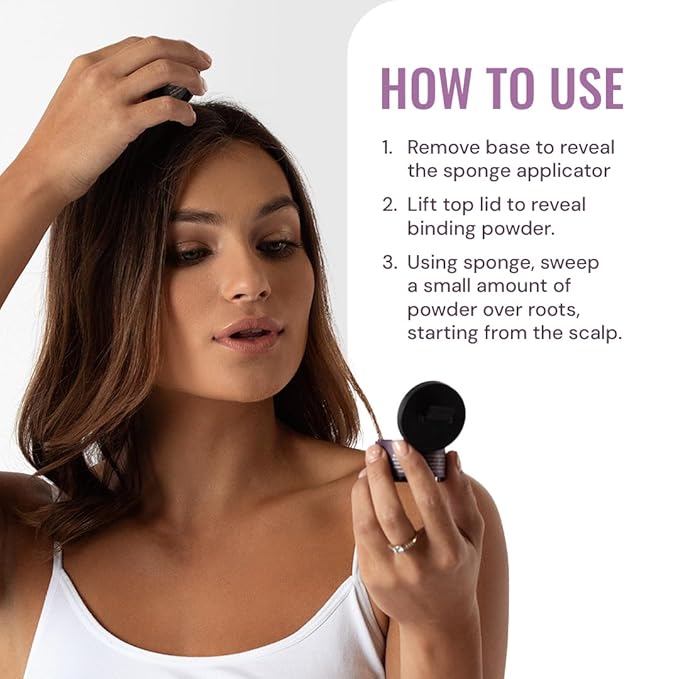 Style Edit Root Touch Up Powder, to Cover Up Dark Roots and Grays Between Salon Visits, Water Resistant, Non-Sticky, Compact And Mess-Free, Light Brown Hair Color (Pack of 3)