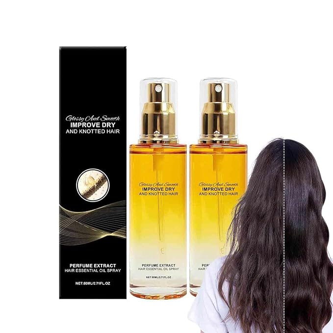 Conditioning Oil Spray Scalp & Hair Strengthener, Scented hair oil perfume, Hair Essential Oil Spray, Scented Hair Oil Perfume Sprays, for women, Hair Essential Oil Spray
