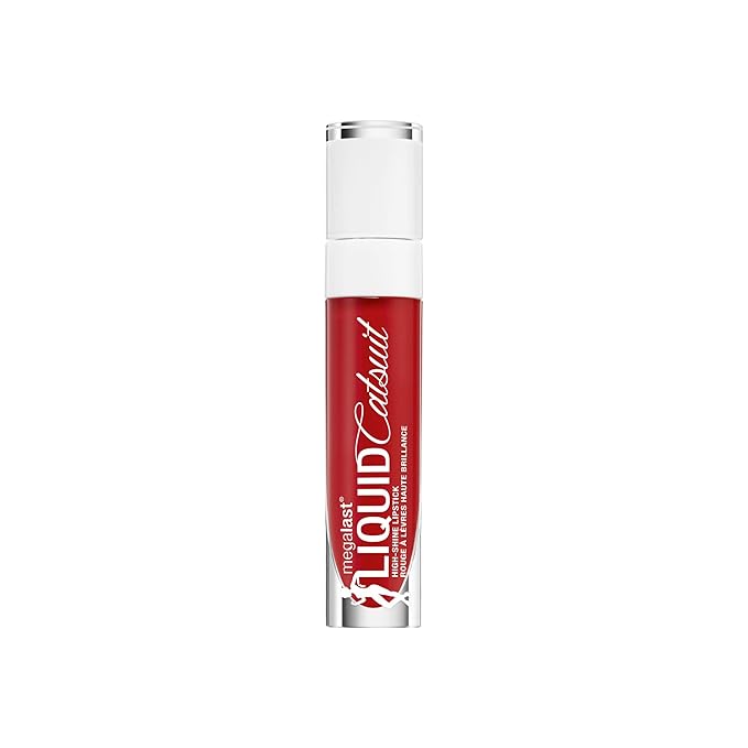 wet n wild Mega Last Catsuit High-Shine Liquid Lipstick Red Bad Girl's Club