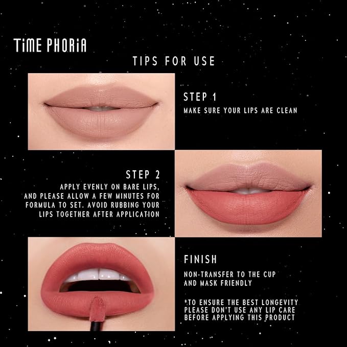 ETERNAL LIP MATTE-Long Lasting Lip Stain, Waterproof & Transferproof Lip Tint, Mask-friendly, Matte Finish Lipstick, Lightweight, High Coverage, Stocking Stuffers For Teen Girls (02 HOCUS)