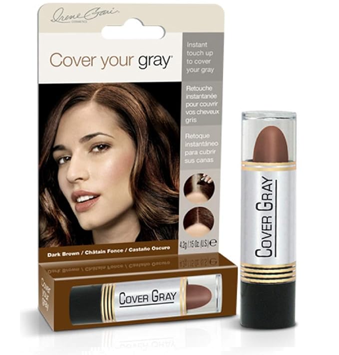 Cover Your Gray Hair Color Touch-Up Stick - Dark Brown (6-Pack)
