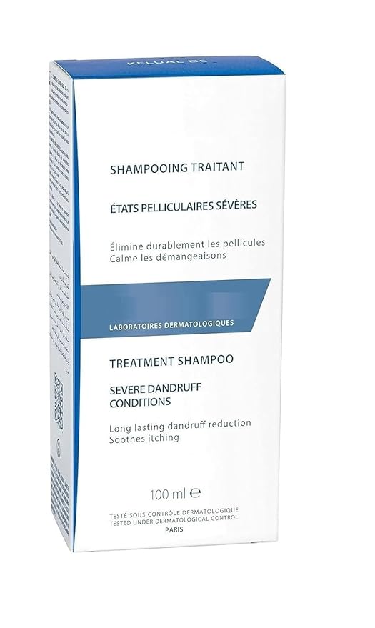 Anti-Dandruff Shampoo, Treatment Shampoo for Severe Dandruff, Long-Lasting Relief, 3.3 Fl Oz (1 Pack)