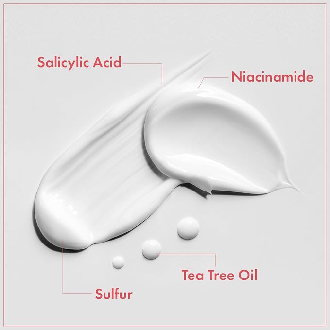 TOSOWOONG Ovalicin Skin Clear Cream, Skin Soothing, Moisturizing with Niacinamide and Sulfur, Korean Skincare, 50g, 1.76 oz.
