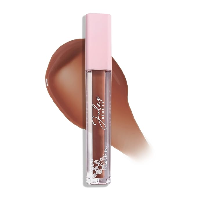 Julep So Plush Plumping Lip Gloss – High-Shine, Non-Sticky Lip Color - Vitamin E for Soothing & Repair – Cruelty-Free, Moisturizing Gloss – Coffee First