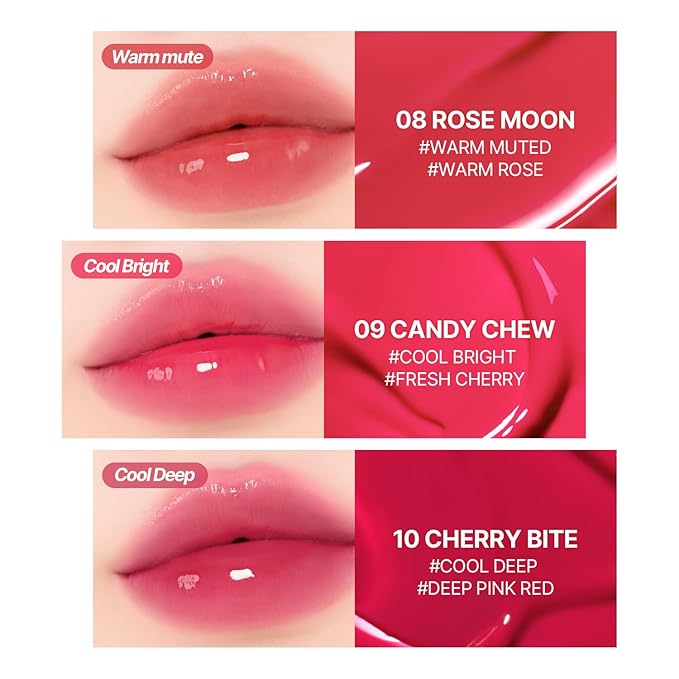 2aN Glaze Bouncing Tint – Lightweight, Moisturizing Lip Tint with High-Shine Finish, Smooth, Light Plumping, Comfortable Wear, Korean Makeup (Bubbly, 0.16 oz)