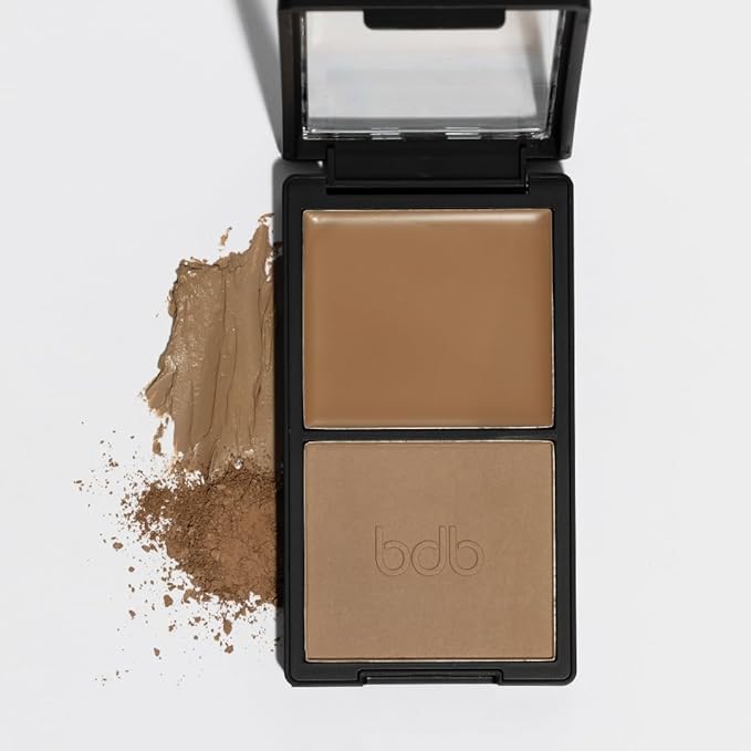 bdb Cream & Powder Duo - Smooth Cream Formula, Pop of Powder for Luminosity, Compact, Bronzer
