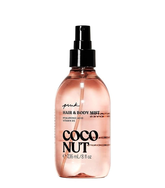 Victoria's Secret PINK Coconut Hair & Body Mist, Perfume Spray for Women (8 oz)