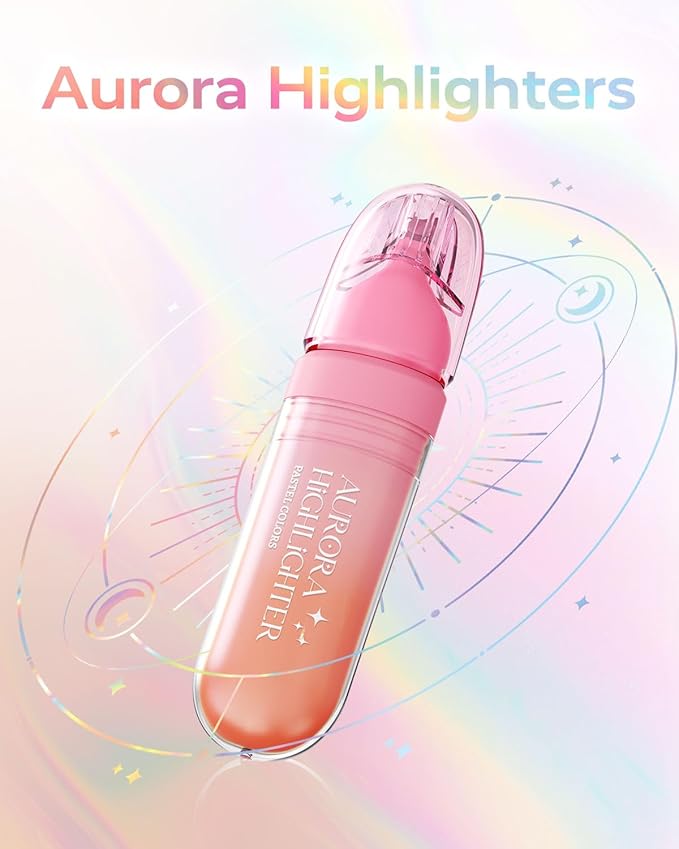 Four Candies 8 Pcs Highlighters Assorted Colors, Cute Pastel Highlighter Set, Dry Quickly, Soft Chisel Tip, Bible Highlighter for No Bleed, Back to School Supplies，Aesthetic Highlighters for Office