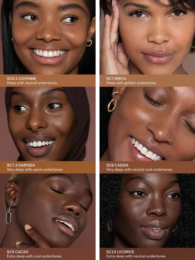 ILIA - True Skin Serum Concealer | Non-Comedogenic, Cruelty-Free, Vegan, Safe For Sensitive Skin, Reduces Appearance of Dark Circles + Blemishes (Birch SC7, 0.16 oz | 5 ml)
