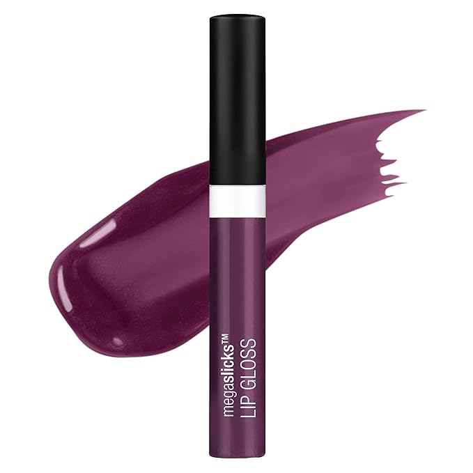 wet n wild MegaSlicks Lip Gloss, Ultra-Glossy, Vitamin-E Enriched, Ultra-Gloss High Shine Moisturizing, Cruelty-Free & Vegan - That's My Jam