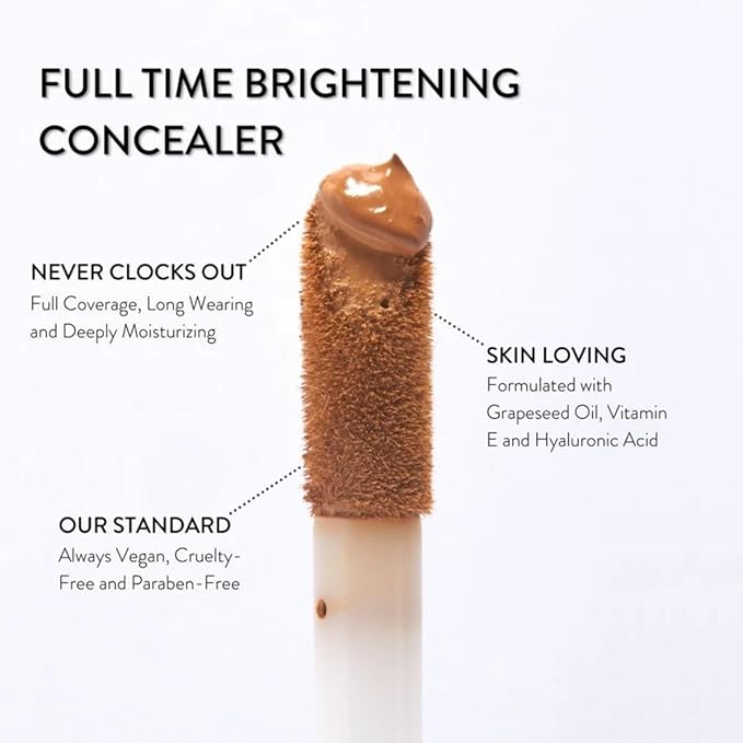 Mented Cosmetics Full-Time Eye Brightening Concealer for Women, Lightweight Full-Coverage Eye Makeup Concealer, Under Eyes Make Up Corrector, Blemishes & Contour, CEO