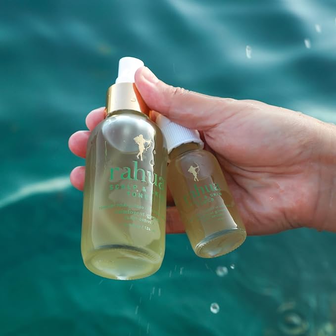 Rahua Scalp & Skin Toner, Vegan Botanical Mist for Balanced Scalp & Clear Complexion, Travel Size, With Witch Hazel, Organic Aloe Vera & Antioxidants, Cleaner Beauty for All Hair & Skin Types, 1 Fl Oz