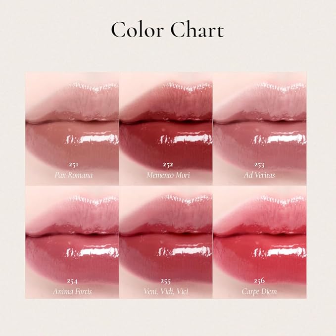 DINTO Blur-Glowy MINI Lip Tint (259 Deus) - Glossy Finish, Hydrating, Long Lasting, Lightweight Texture, Non-Sticky, Vegan & Cruelty-Free, Korean makeup (11 colors)
