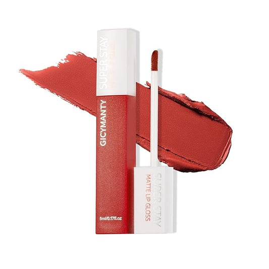 Matte Lip Stain for Women Waterproof, Smooth Texture Lip Tint Non-stick Tangelo Velvet