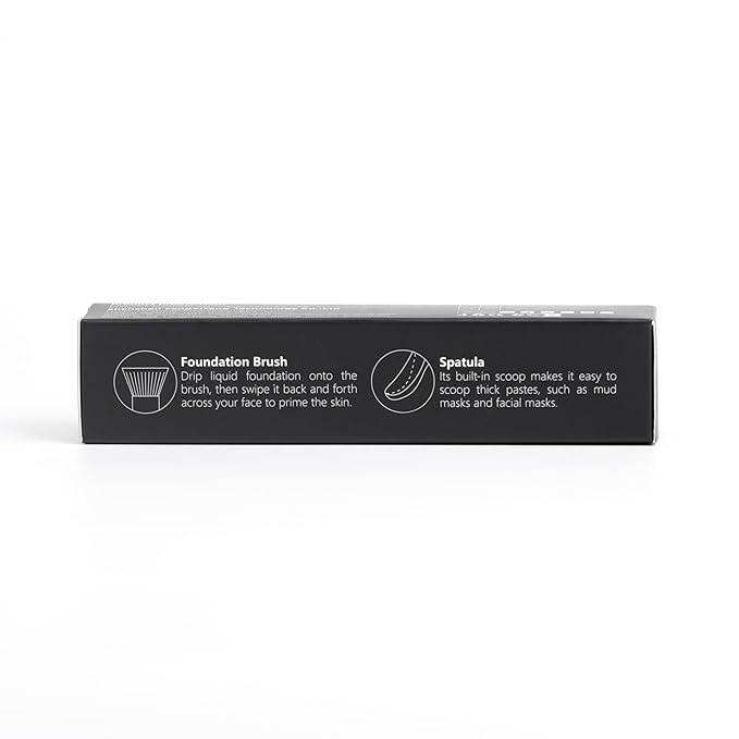 DUcare Foundation Brushes Flat Top Dual-Ended Kabuki Brush for Liquid, Cream and Powder Face Makeup With Handle
