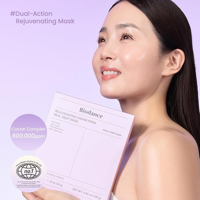 BIODANCE Luxury Holiday Duo: Caviar PDRN & Bio Collagen Real Deep Overnight Gel Mask for Plumping Hydration, Firming for Glass Skin Korean Skincare Gift Set, Christmas gift Stocking Stuffers
