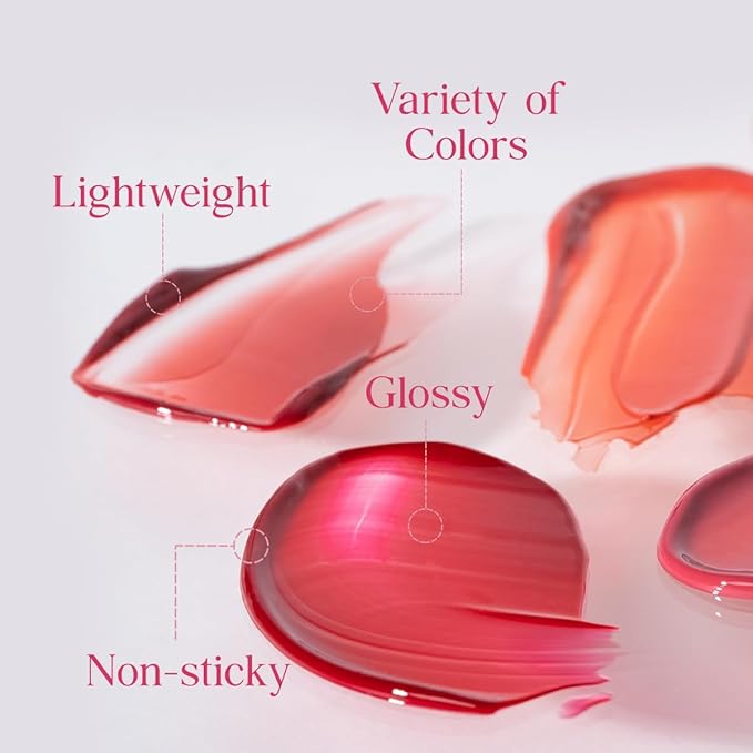 CLIO CRYSTAL GLAM TINT (009 BARE PEACH), Glossy Finish, Lightweight, Buildable, Glass-Like