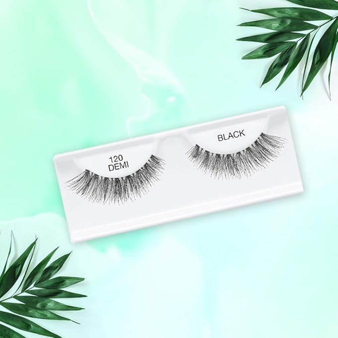 Ardell Natural Lashes False Eyelashes 120 - Black, Natural Look Strip Lashes, Reusable - 4 Pack
