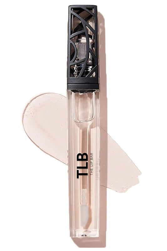 The Lip Bar - Lip Gloss, Minimalist (Clear) - Gloss Up Sheer Finish - Smooth, Not Sticky Formula - Moisturizing Coconut Oil, Olive Oil, Argan Oil & Vitamin E - Vegan & Cruelty Free - .30 fl oz