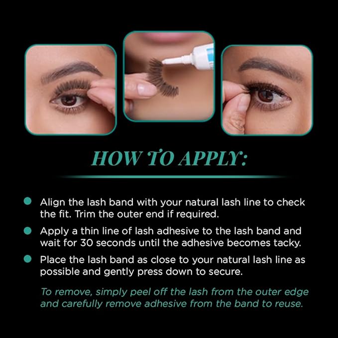 Ardell Natural Lashes False Eyelashes 111 - Black, Lightweight, Reusable, Soft & Natural Look Strip Lashes for Everyday Wear, 4-Pack